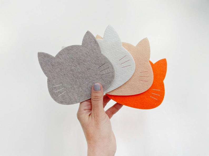 Cute Cat Coasters