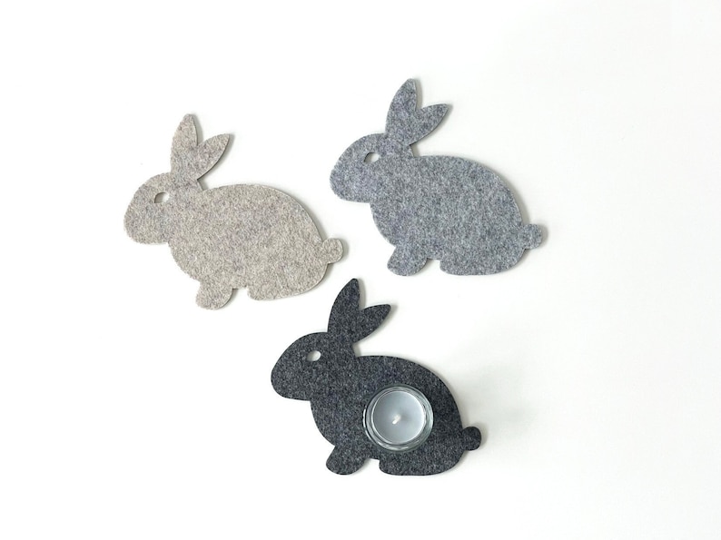 Rabbit Felt Coasters